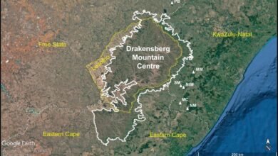 Drakensberg Mountains Map