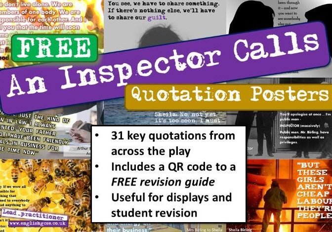 An Inspector Calls Class Quotes