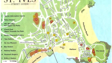 St Ives Map