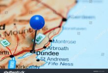 Dundee Scotland Map