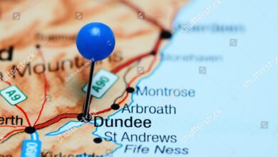 Dundee Scotland Map