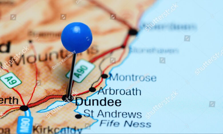 Dundee Scotland Map