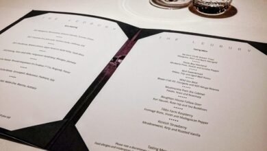 The Ledbury Menu